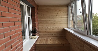 Отделка, остекление, утепление балконов в Ялте от 211 руб. м/2.